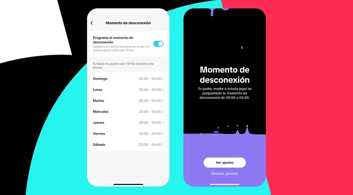 Momento De Desconexión Una Función Para Programar Un Programa De Uso De Tiktok A Su Hijo