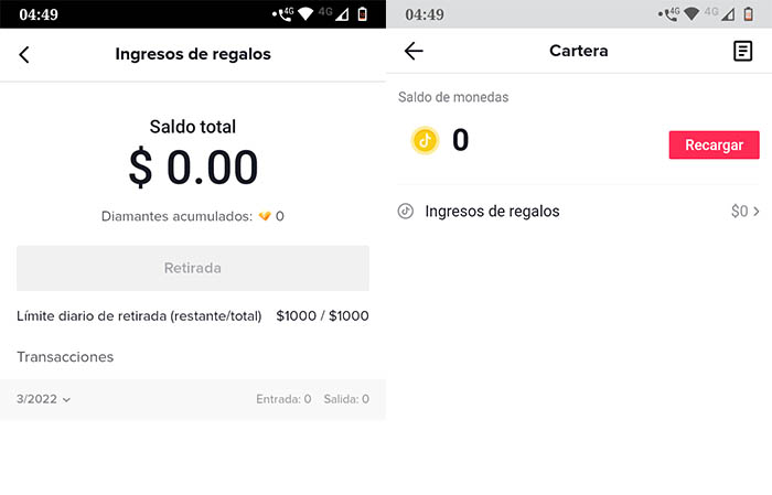 Monedas de TikTok filtro