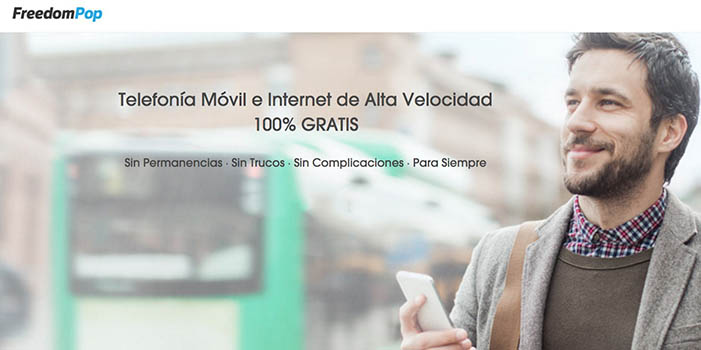 Movil e Internet gratis con FreedomPop