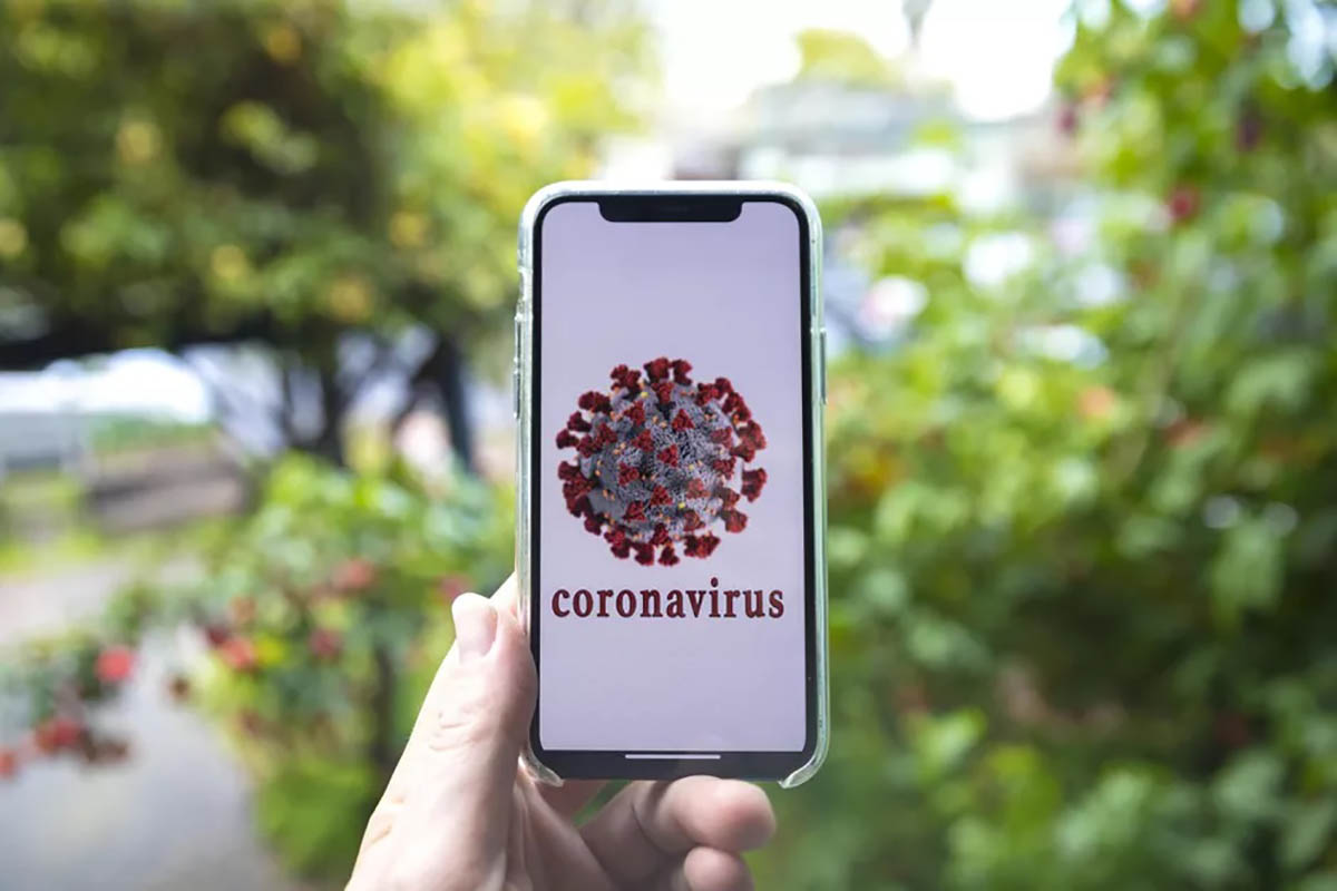 Movil factor de contagio coronavirus