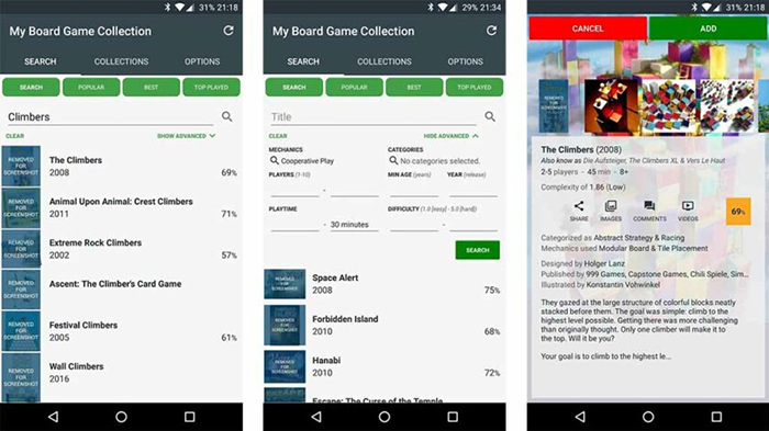 My Board Game Collection para Android