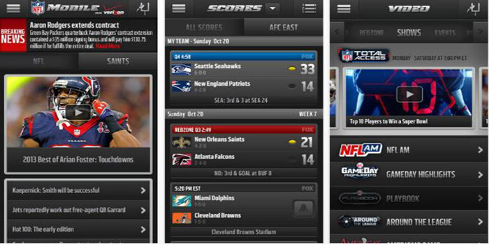 NFL app