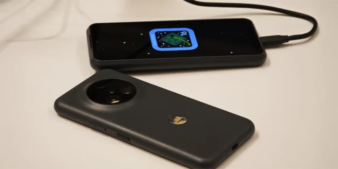 NexPhone movil con Android 16, Windows 11 y Debian Linux