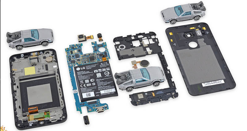 Nexus 5X desmontado