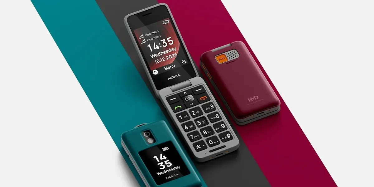 Nokia 2360 Flip: móvil con doble pantalla ideal para mayores