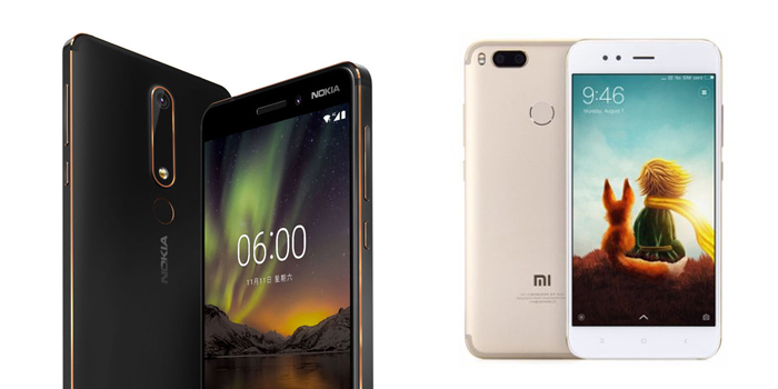 Nokia 6 2018 vs Xiaomi Mi A1