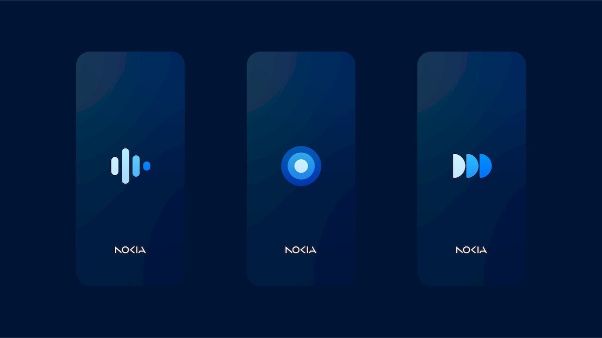 Nokia Pure UI iconos en modo oscuro