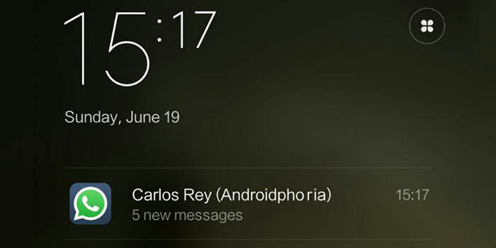 Notificaciones WhatsApp Xiaomi MIUI