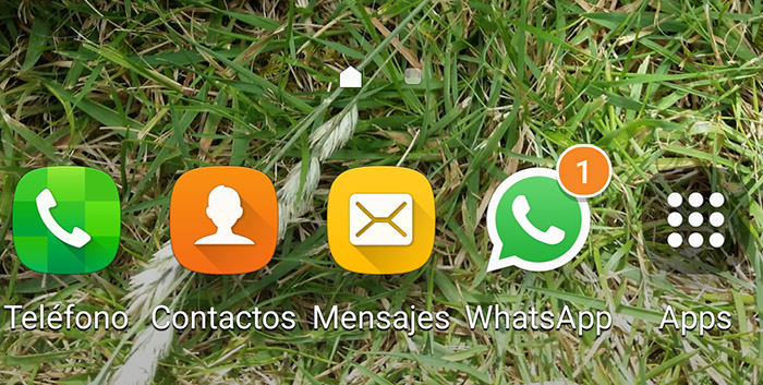 Notificaciones iconos Samsung