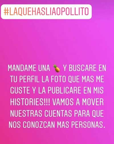 Nueva cadena Instagram subir capturas historias