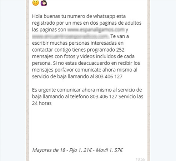 Nueva estafa en WhatsApp