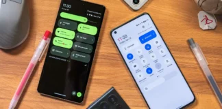 Nuevo menu personalizabla ajustes rapidos android 17 qpr2