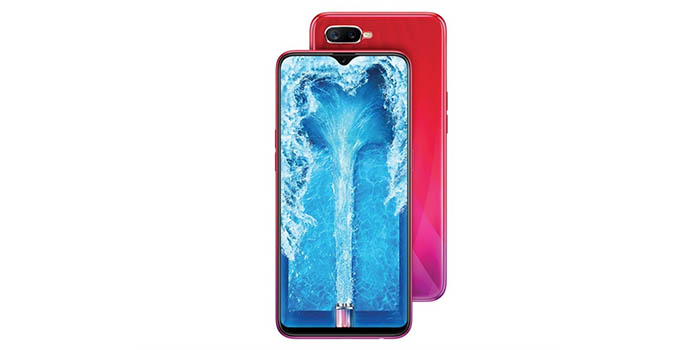 OPPO F9 Pro rojo