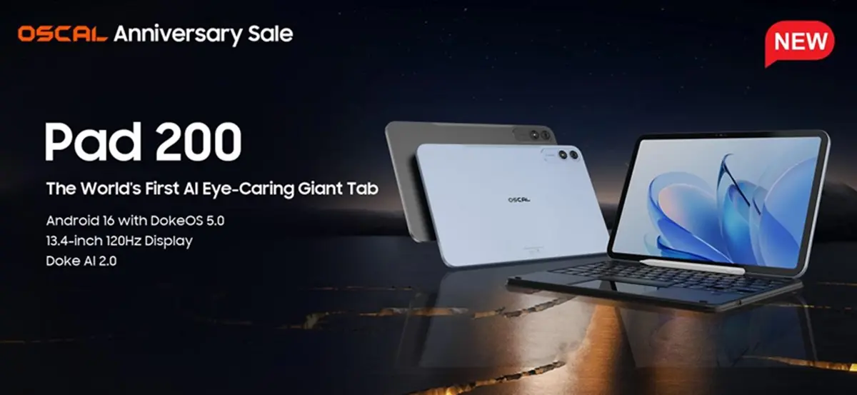 OSCAL Pad 200 el cine y la productividad en la palma de tu mano