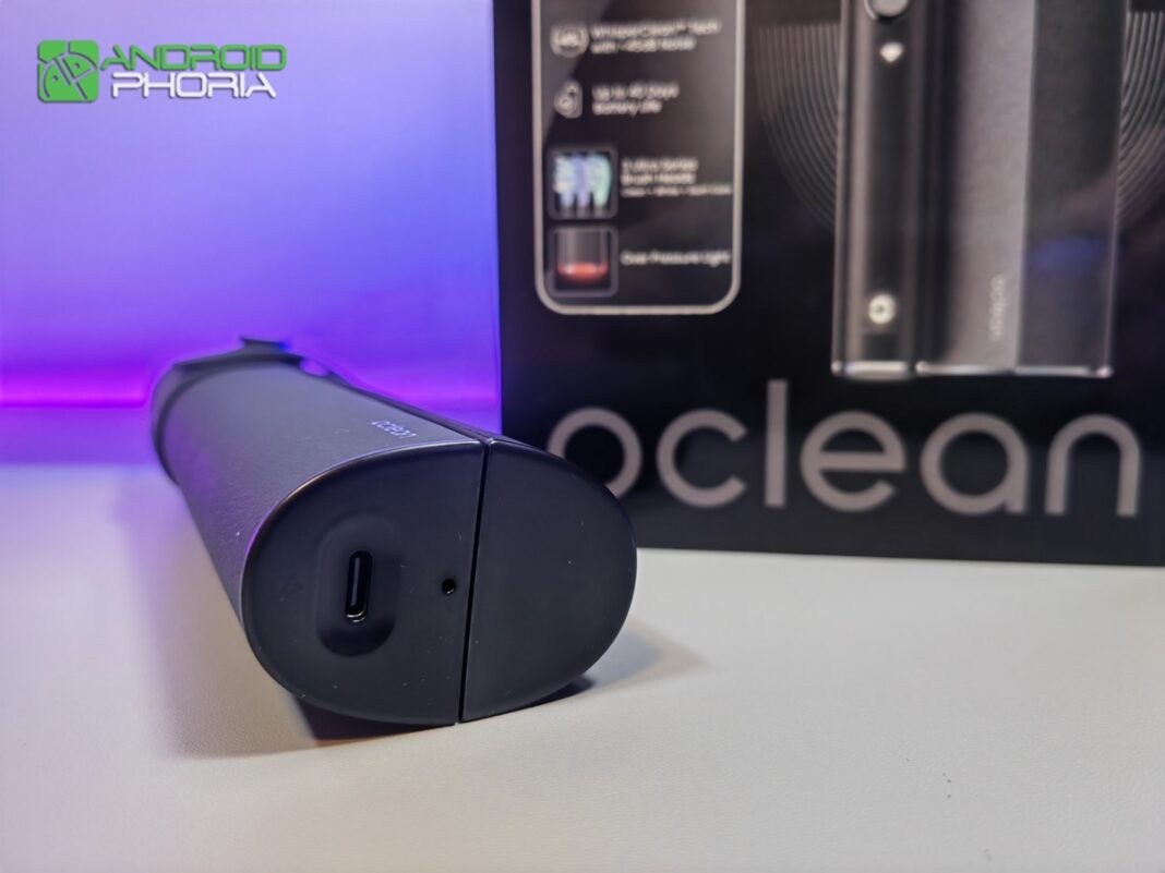 Oclean X Ultra S puerto usb-c de carga