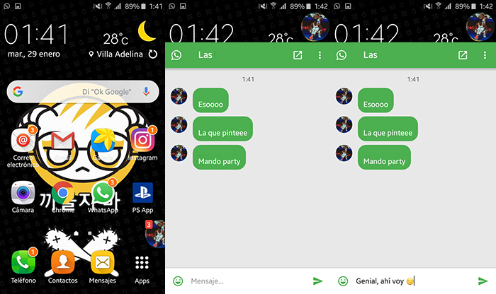 Ocultar escribiendo en WhatsApp