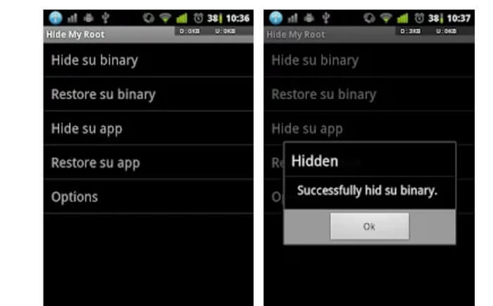 Ocultar root en Android sin Xposed