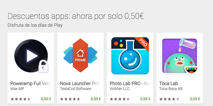 Ofertas Google Play