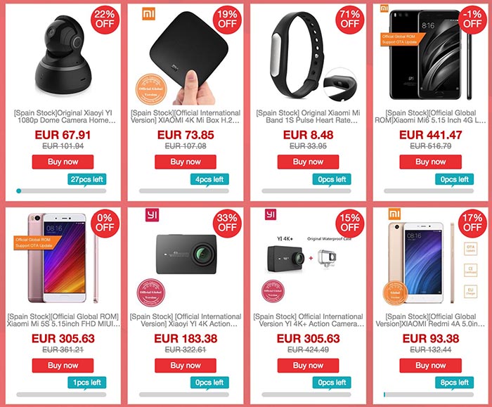 Ofertas Xiaomi Geekbuying Espana