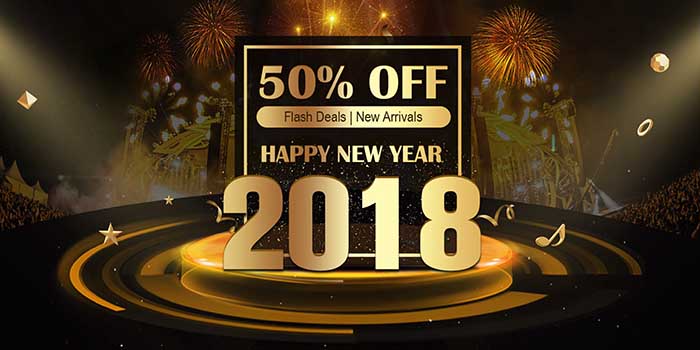 Ofertas ano nuevo 2018 Geekbuying