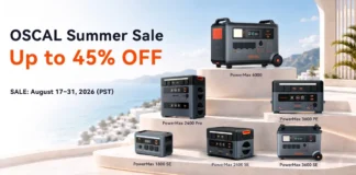 Ofertas de verano OSCAL hasta un 45 por ciento de descuento en estaciones de energia
