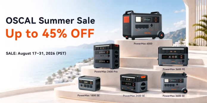 Ofertas de verano OSCAL hasta un 45 por ciento de descuento en estaciones de energia Ofertas de verano OSCAL hasta un 45 por ciento de descuento en estaciones de energia