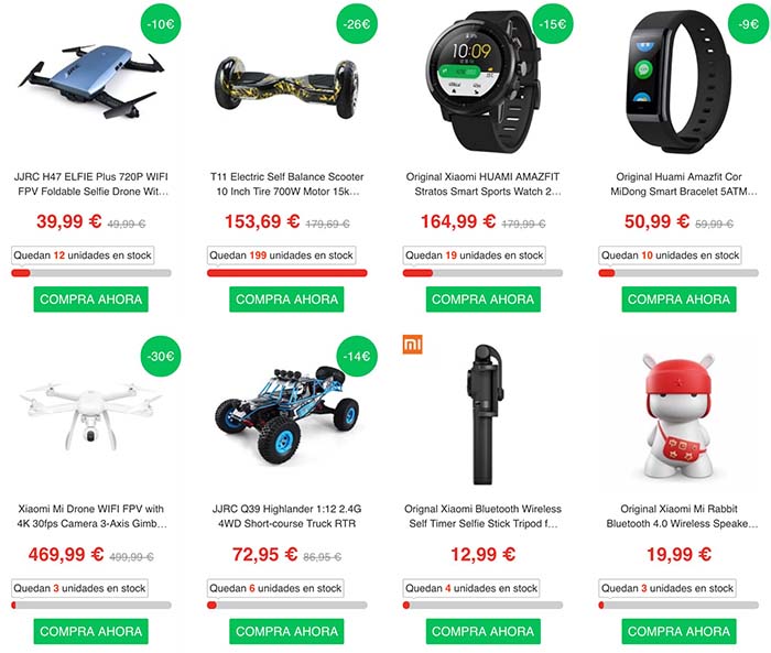 Ofertas gadgets Geekmaxi primavera