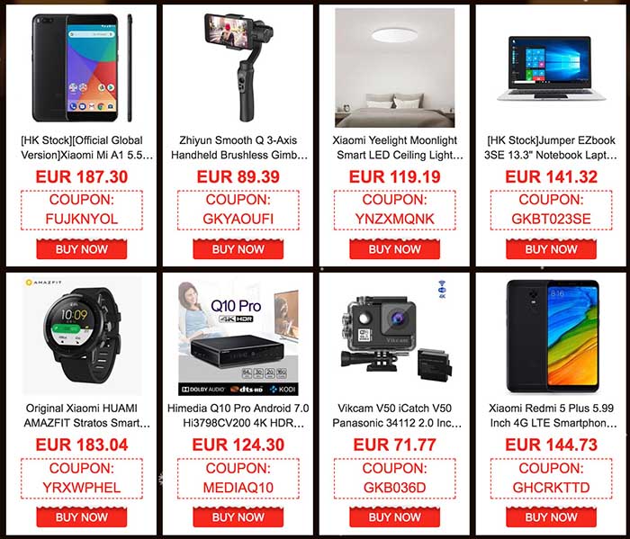 Ofertas navidad gadgets geekbuying