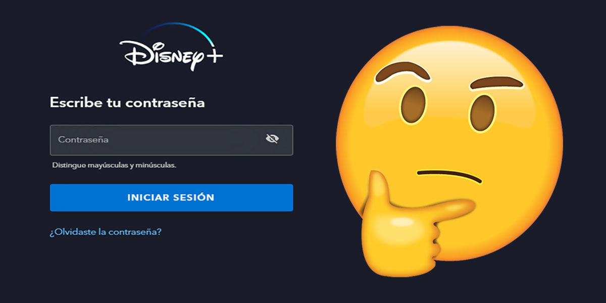 Olvide la contraseña de Disney Plus