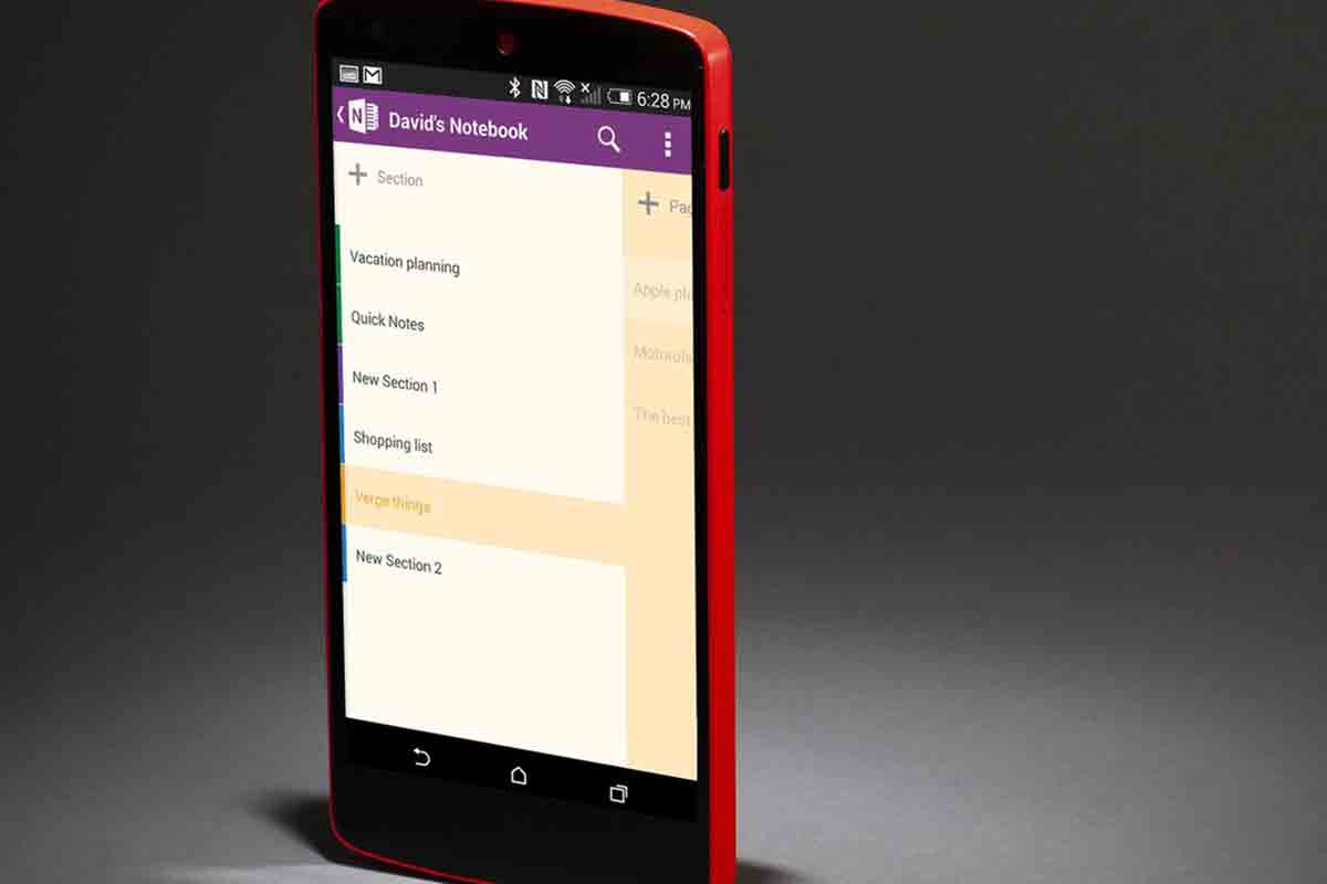 OneNote app alternativa a Notability