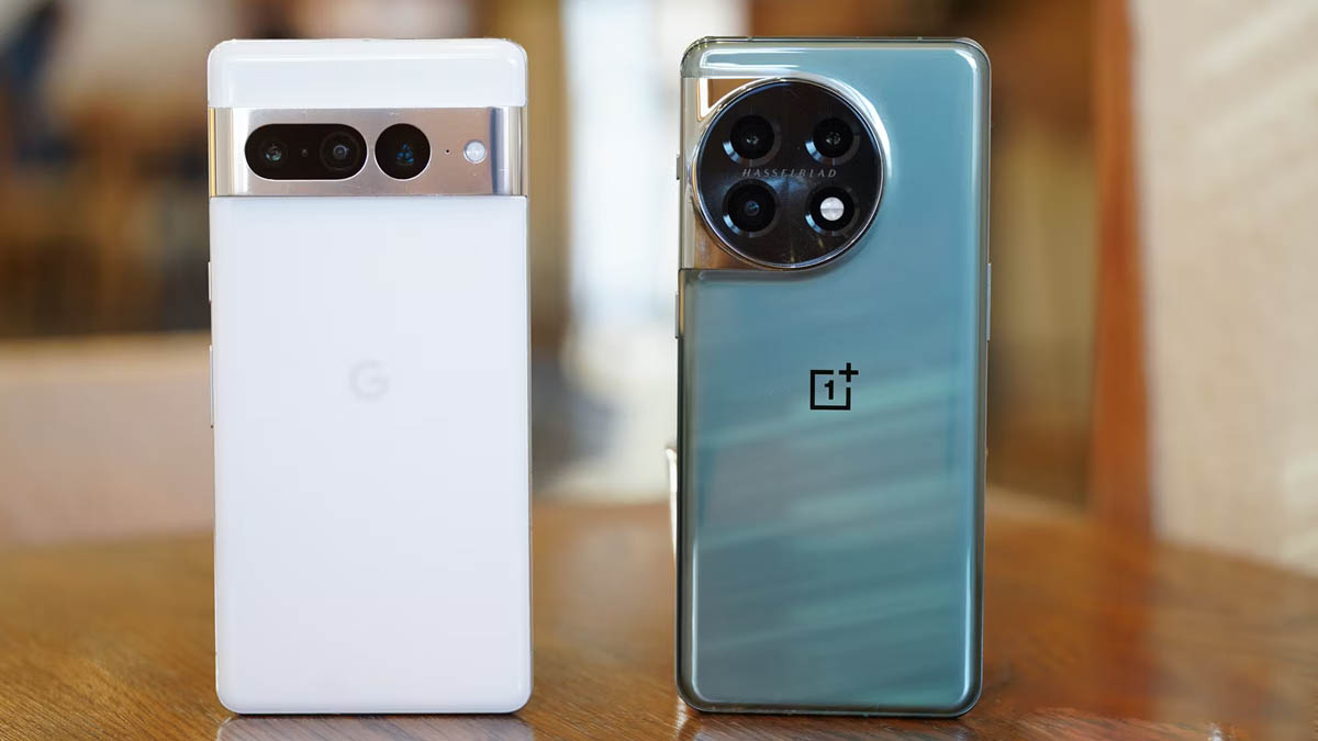 OnePlus 11 vs Google PIxel 7 Pro cual tiene mejor diseño