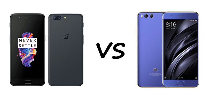 OnePlus 5 vs Xiaomi Mi6