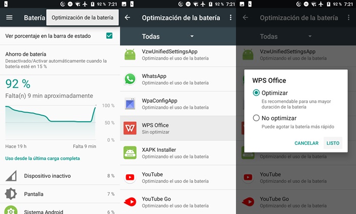 Optimizando uso de bateria de app en Android