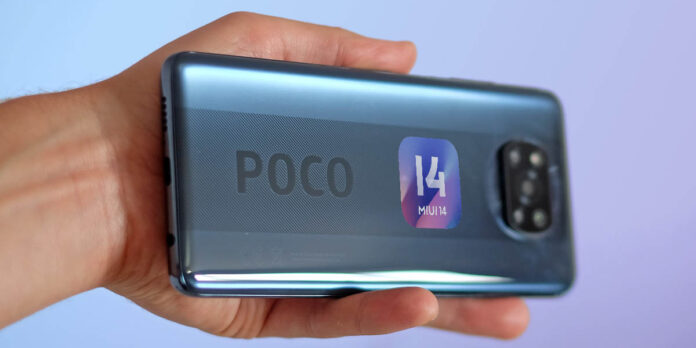 POCO X3 NFC actualizacion miui 14