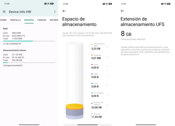 POCO X8 Pro Max especificaciones tecnicas de la memorias almacenamiento y ram con ram expandida