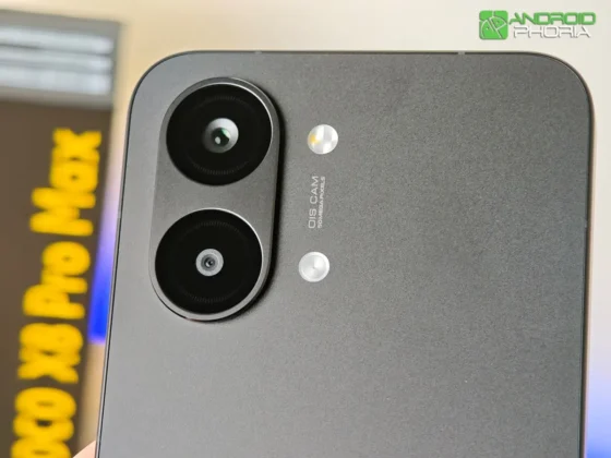 POCO X8 Pro Max la configuracion de sus camaras y el par de LED para flas hacen un juego de simetria exquisito