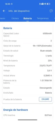 POCO X8 Pro detalles tecnicos de la bateria