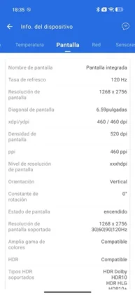 POCO X8 Pro detalles tecnicos de la pantalla