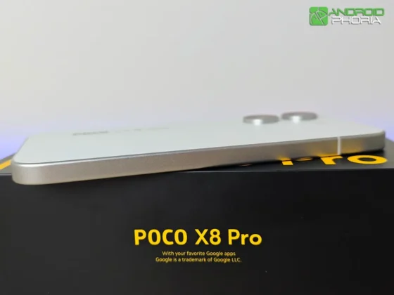 POCO X8 Pro su marco de metal pulido le da una estetica de lujo