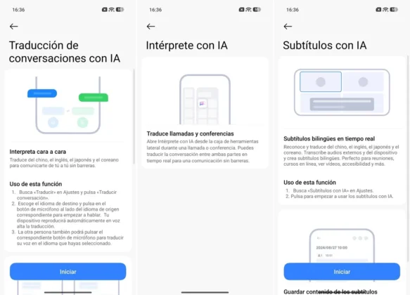 POCO X8 Pro tambien tiene funciones de IA para ayudarte a enteder o hablar otros idiomas
