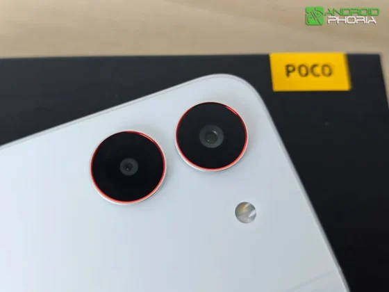 POCO X8 Pro tiene una doble camara trasera de Sony un LED para el flash