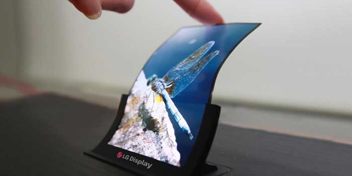 Pantalla flexible LG movil