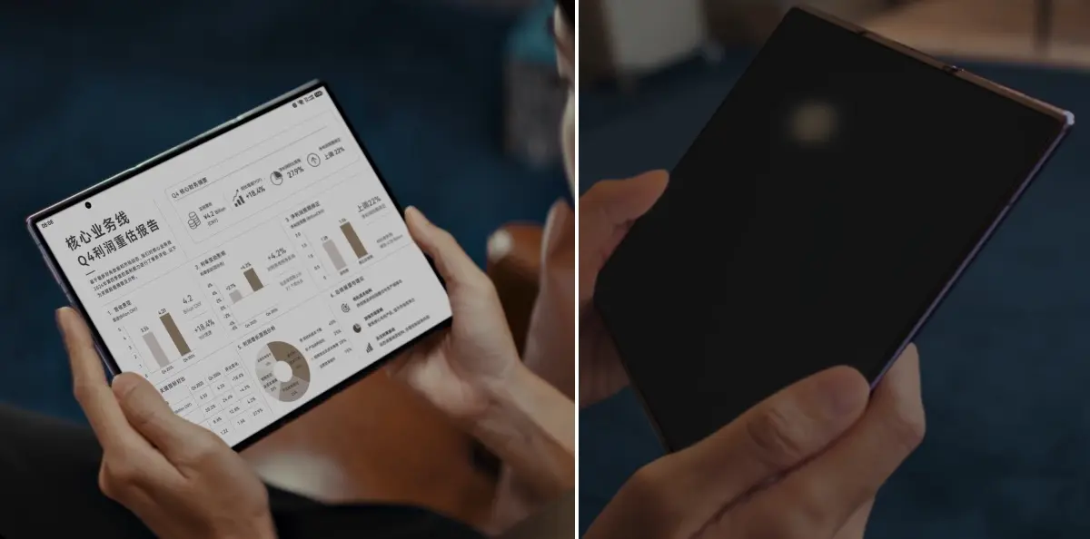 Pantalla tri-fold LTPO y tecnologia de privacidad Lingdun HUAWEI Mate XT 2