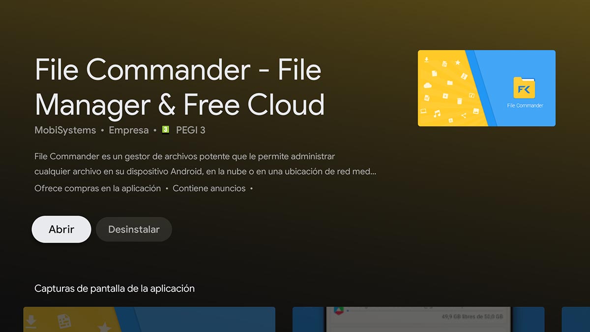 Paso 1 instalar File Commander