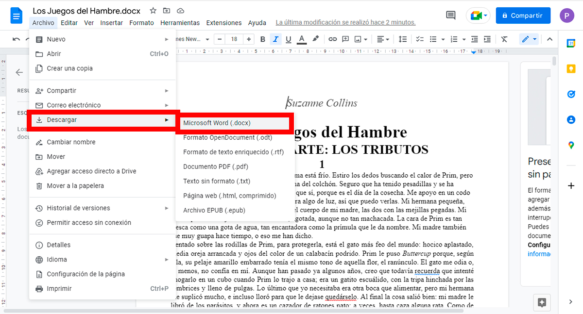 Paso 7 Como convertir archivos PDF a Word utilizando Google Drive en tu ordenador