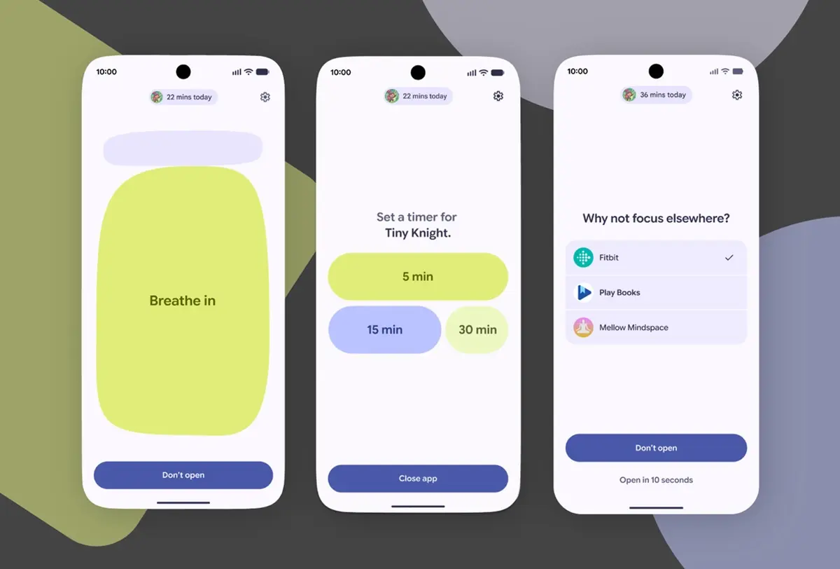 Pause Point nueva funcion de android 17 para las apps adictivas