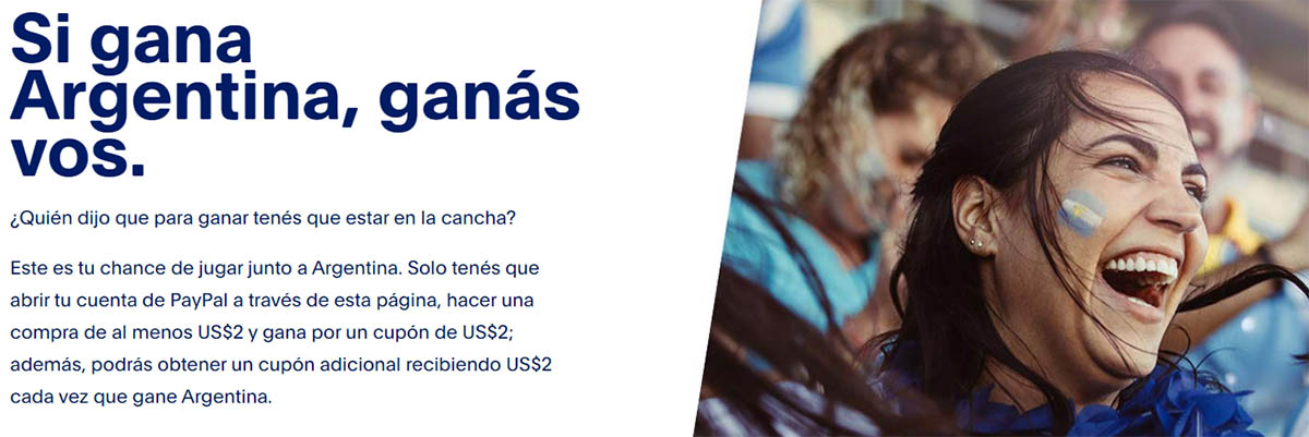 PayPal promocion Mundial Qatar 2022