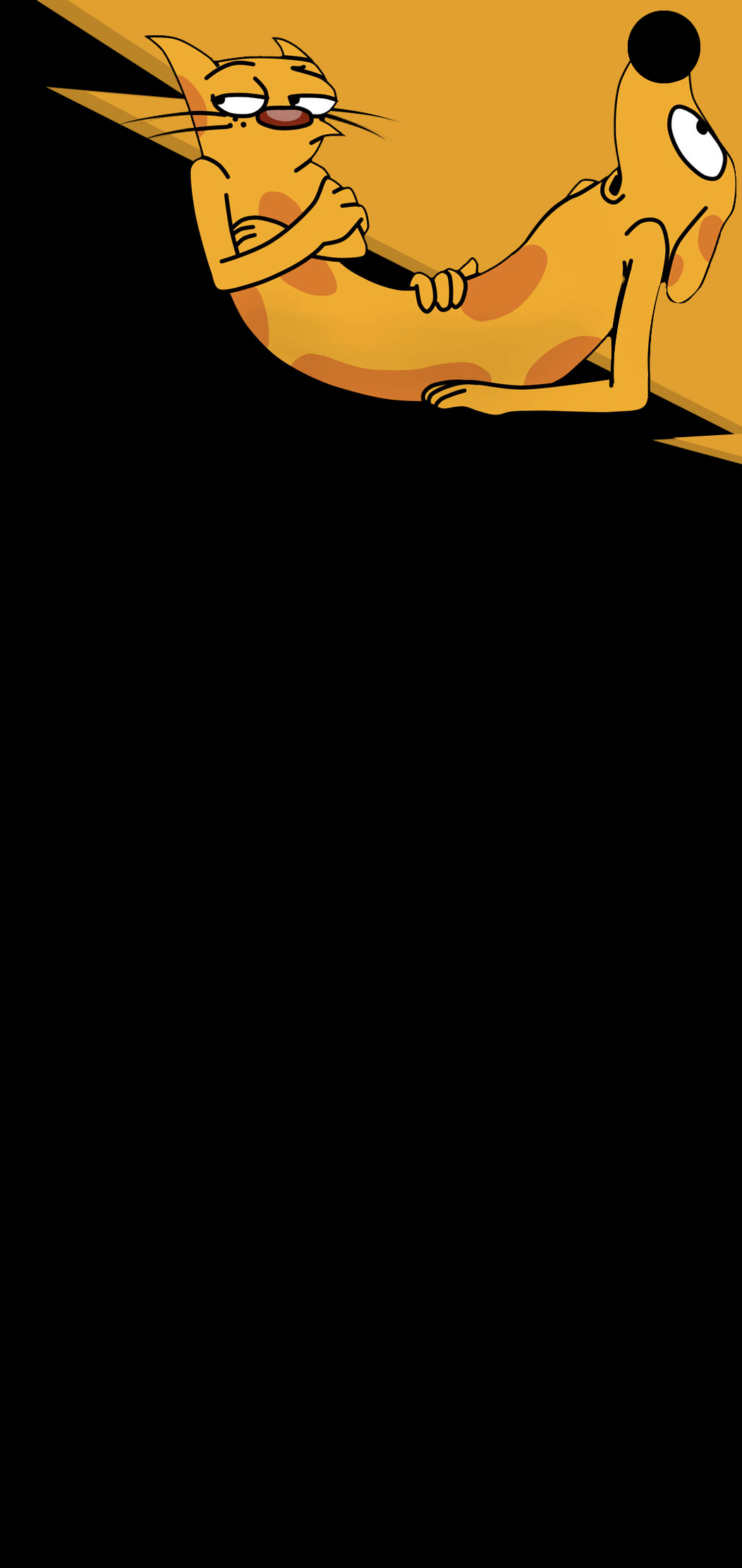 Perro y gato fondo de pantalla Galaxy S10+