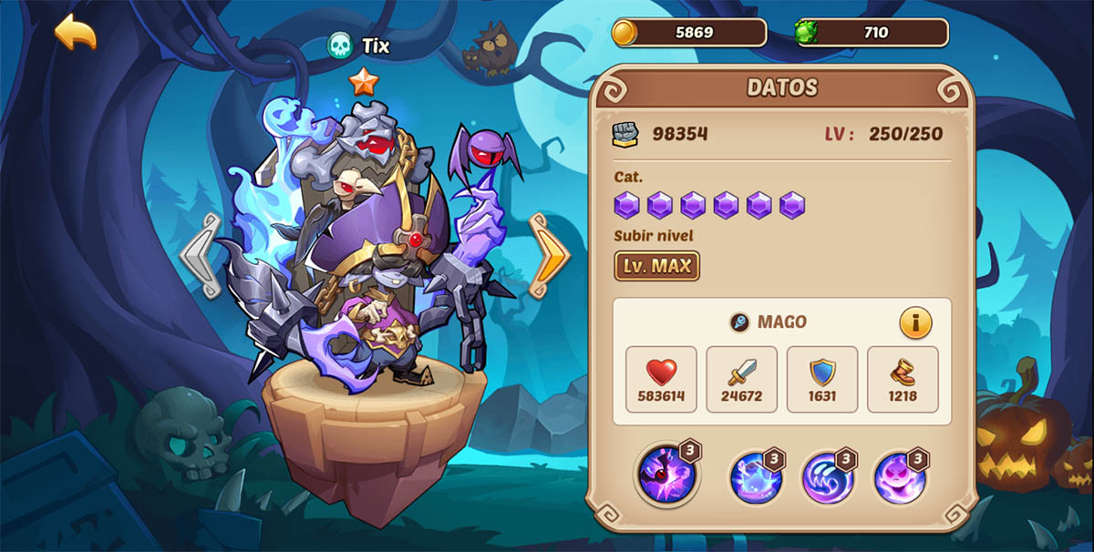 Personajes de Idle Heroes