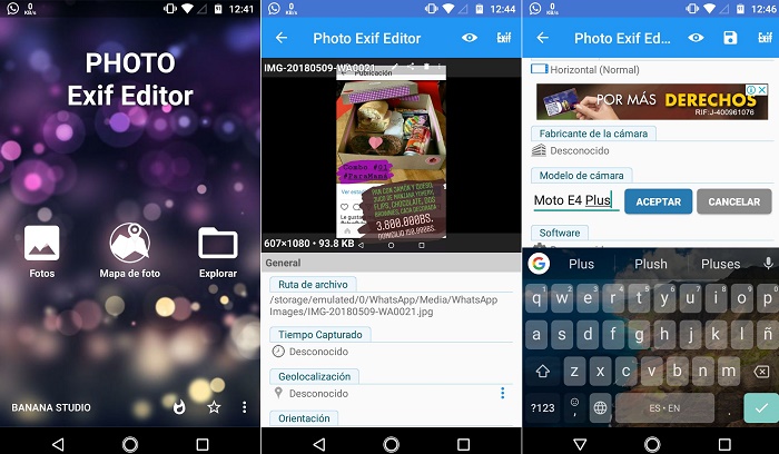 Phot Exif Editor paso a